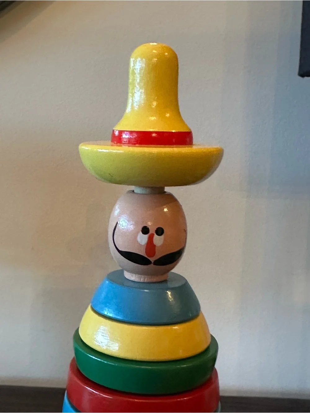 Vintage Brio Wood Stackable Toy